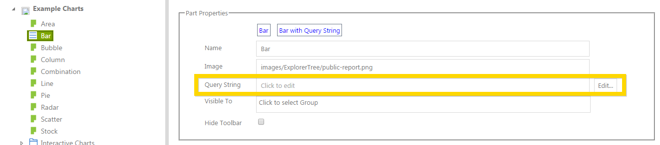 App Designer Query String Property