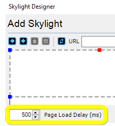 Page Load Delay Screenshot